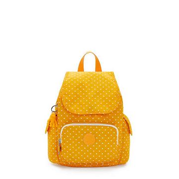 Kipling City Pack Mini Printed Backpack Rugzak Geel | België 1192WN